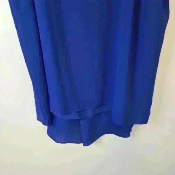 Vince Camuto Sleeveless Flowy Top Blouse in Cobalt Blue Size S Officecore - Picture 3 of 8